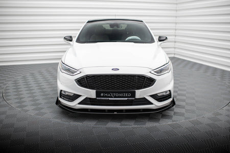 Street Pro Frontspoiler Lippe Flaps + Flaps Ford Mondeo Sport MK5 Facelift / Fusion Sport MK2 Facelift