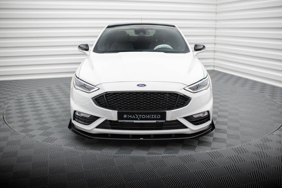Street Pro Frontspoiler Lippe Flaps + Flaps Ford Mondeo Sport MK5 Facelift / Fusion Sport MK2 Facelift