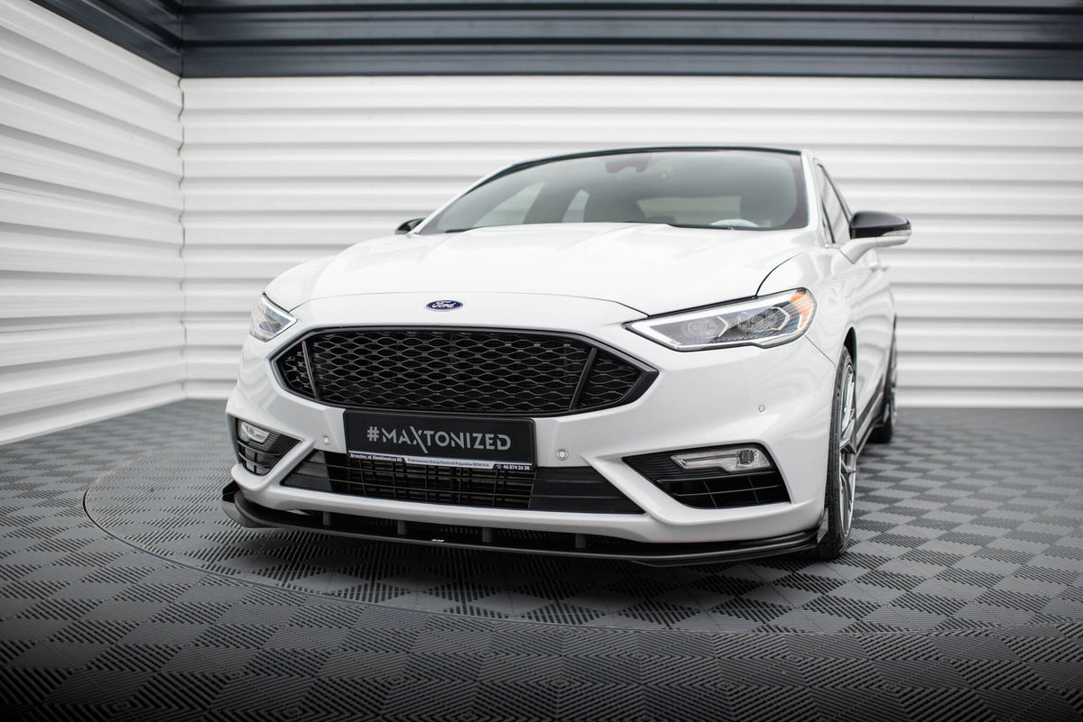 Street Pro Frontspoiler Lippe Flaps + Flaps Ford Mondeo Sport MK5 Facelift / Fusion Sport MK2 Facelift