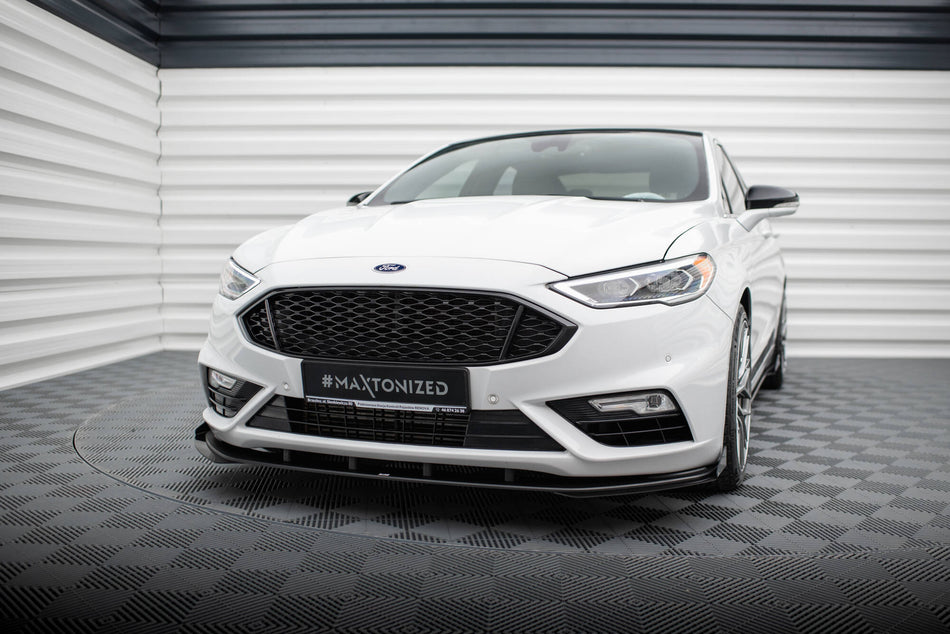 Street Pro Frontspoiler Lippe Flaps + Flaps Ford Mondeo Sport MK5 Facelift / Fusion Sport MK2 Facelift