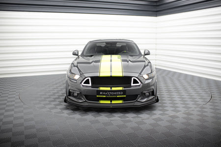 Street Pro Frontspoiler Lippe Flaps + Flaps Ford Mustang GT MK6