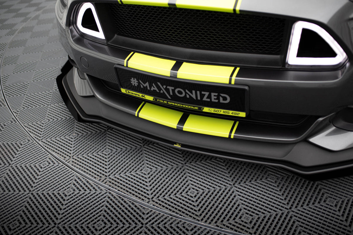 Street Pro Frontspoiler Lippe Flaps + Flaps Ford Mustang GT MK6