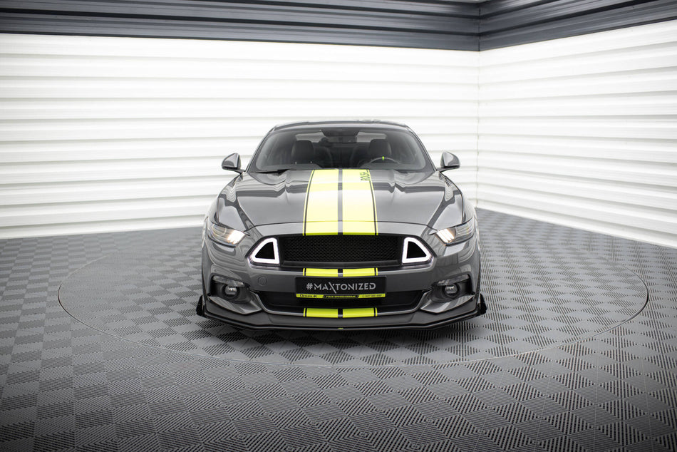 Street Pro Frontspoiler Lippe Flaps + Flaps Ford Mustang GT MK6