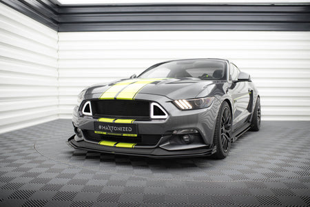 Street Pro Frontspoiler Lippe Flaps + Flaps Ford Mustang GT MK6