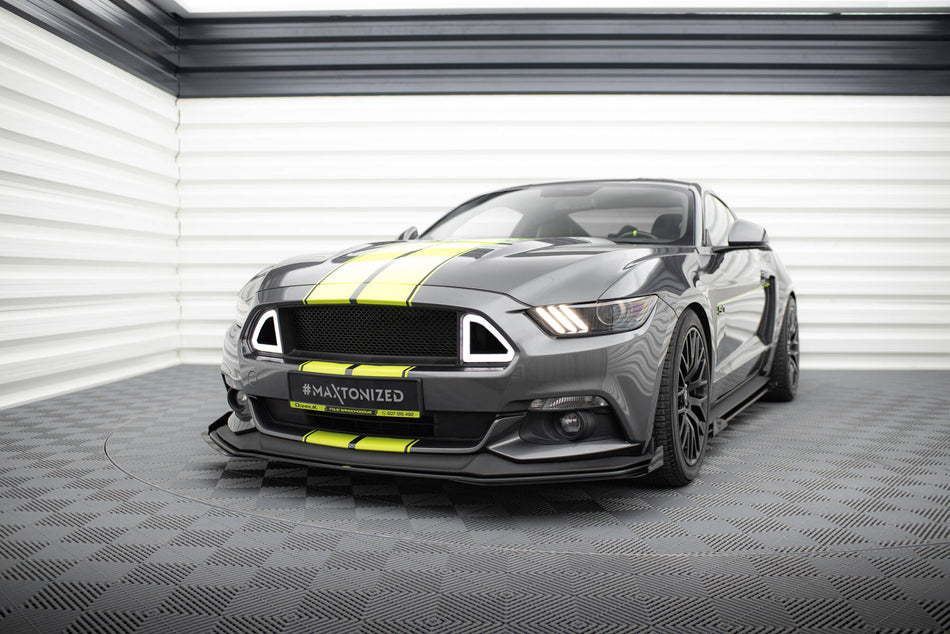 Street Pro Frontspoiler Lippe Flaps + Flaps Ford Mustang GT MK6
