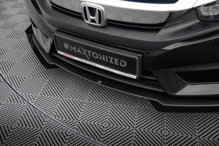 Street Pro Frontspoiler Lippe Flaps + Flaps Honda Civic Sedan MK10