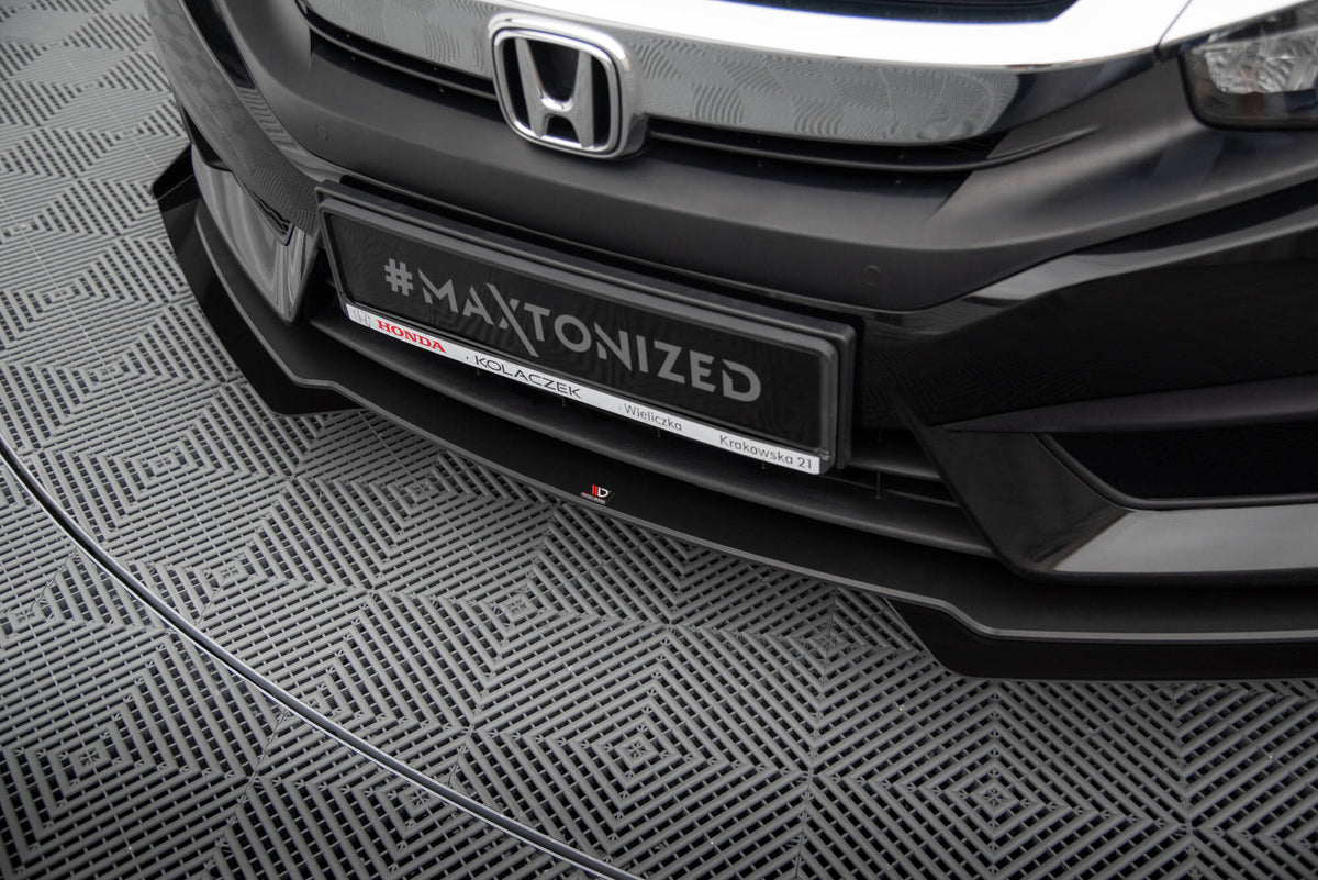 Street Pro Frontspoiler Lippe Flaps + Flaps Honda Civic Sedan MK10