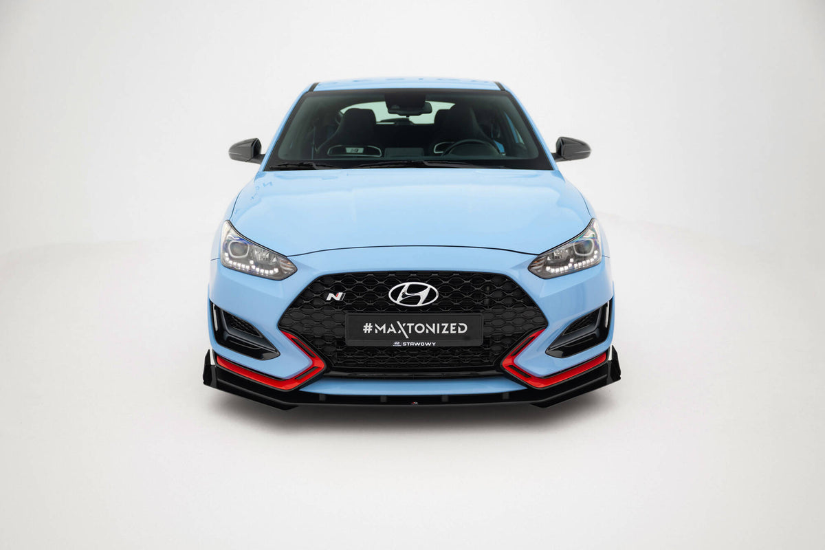 Street Pro Frontspoiler Lippe Flaps + Flaps Hyundai Veloster N MK2