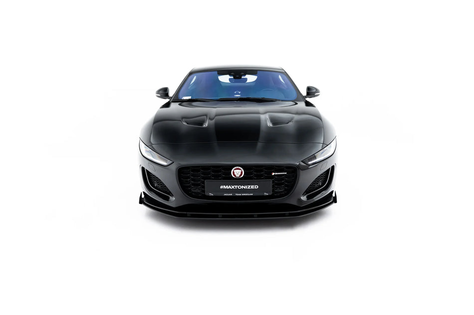 Street Pro Frontspoiler Lippe Flaps + Flaps Jaguar F-Type X152 Facelift 2