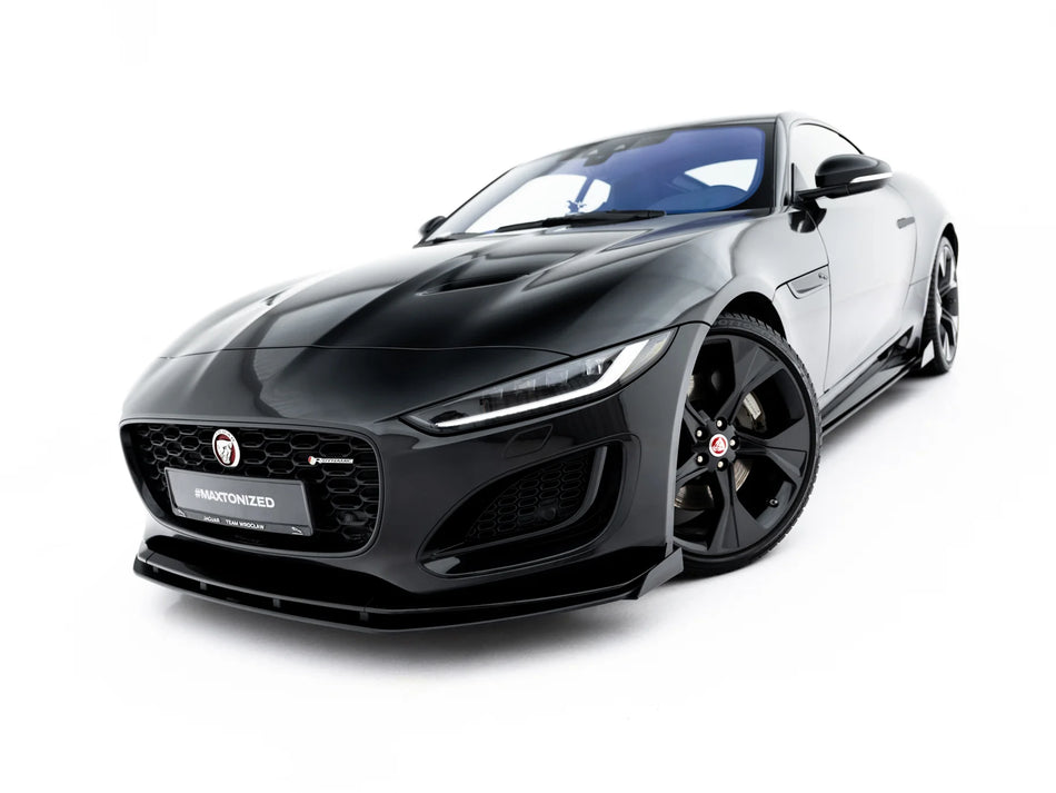 Street Pro Frontspoiler Lippe Flaps + Flaps Jaguar F-Type X152 Facelift 2