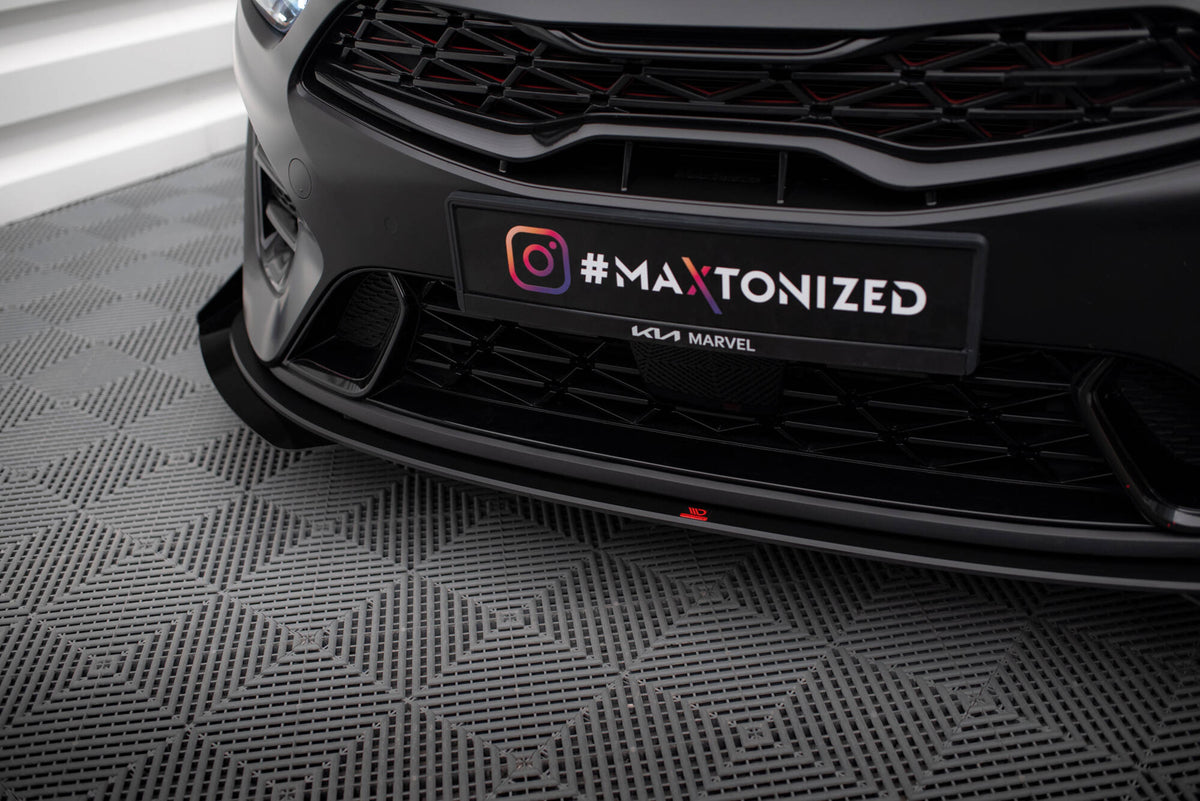 Street Pro Frontspoiler Lippe Flaps + Flaps Kia Proceed GT MK3 Facelift / Ceed GT / GT - Line MK1 Facelift