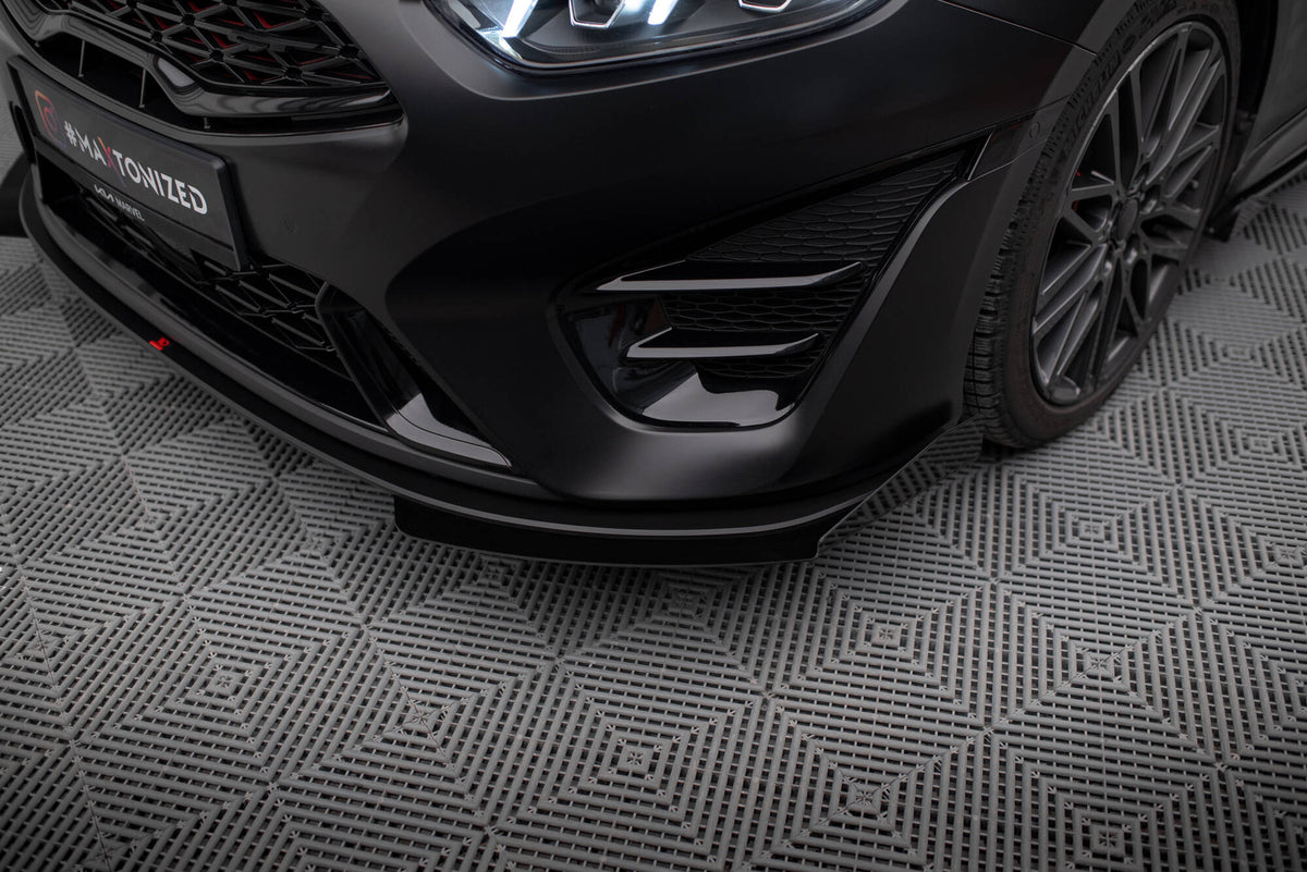 Street Pro Frontspoiler Lippe Flaps + Flaps Kia Proceed GT MK3 Facelift / Ceed GT / GT - Line MK1 Facelift