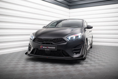 Street Pro Frontspoiler Lippe Flaps + Flaps Kia Proceed GT MK3 Facelift / Ceed GT / GT - Line MK1 Facelift