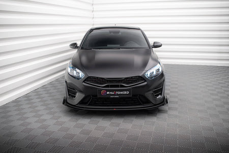 Street Pro Frontspoiler Lippe Flaps + Flaps Kia Proceed GT MK3 Facelift / Ceed GT / GT - Line MK1 Facelift