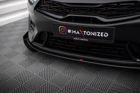 Street Pro Frontspoiler Lippe Flaps + Flaps Kia Proceed GT MK3 Facelift / Ceed GT / GT - Line MK1 Facelift