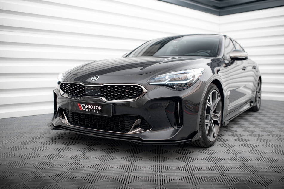 Street Pro Frontspoiler Lippe Flaps + Flaps Kia Stinger GT / GT-Line / Standard MK1