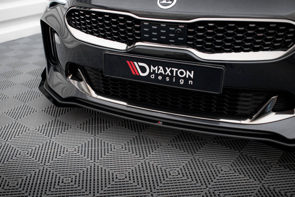 Street Pro Frontspoiler Lippe Flaps + Flaps Kia Stinger GT / GT-Line / Standard MK1