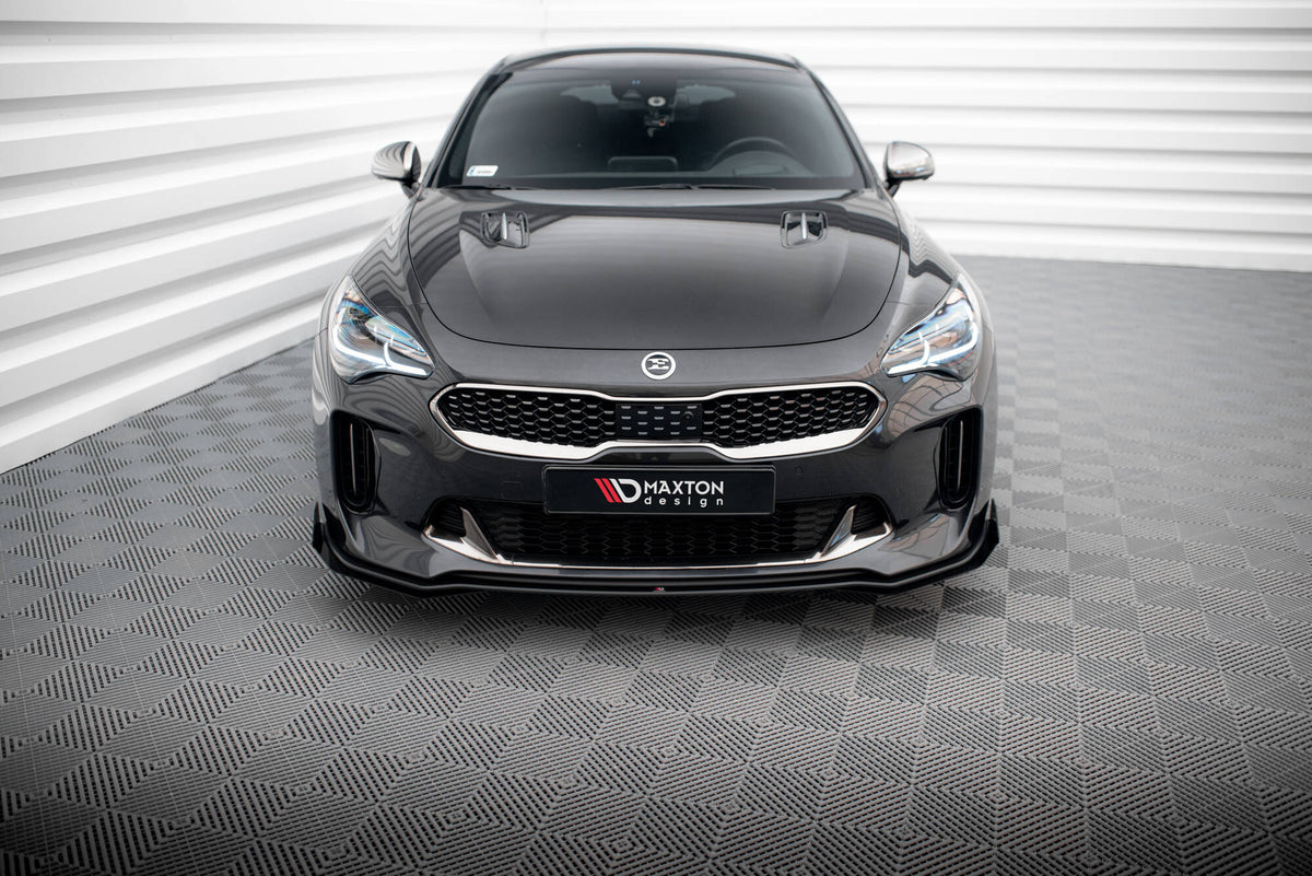 Street Pro Frontspoiler Lippe Flaps + Flaps Kia Stinger GT / GT-Line / Standard MK1