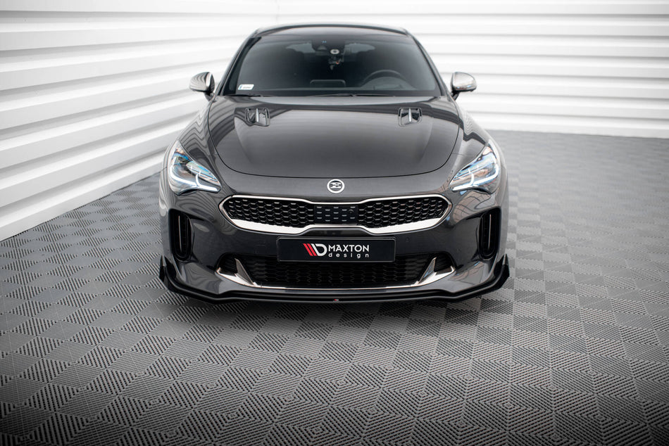 Street Pro Frontspoiler Lippe Flaps + Flaps Kia Stinger GT / GT-Line / Standard MK1