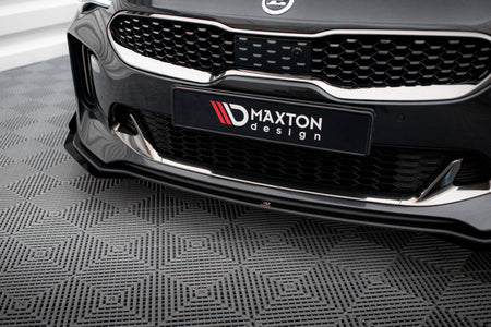 Street Pro Frontspoiler Lippe Flaps + Flaps Kia Stinger GT / GT-Line / Standard MK1