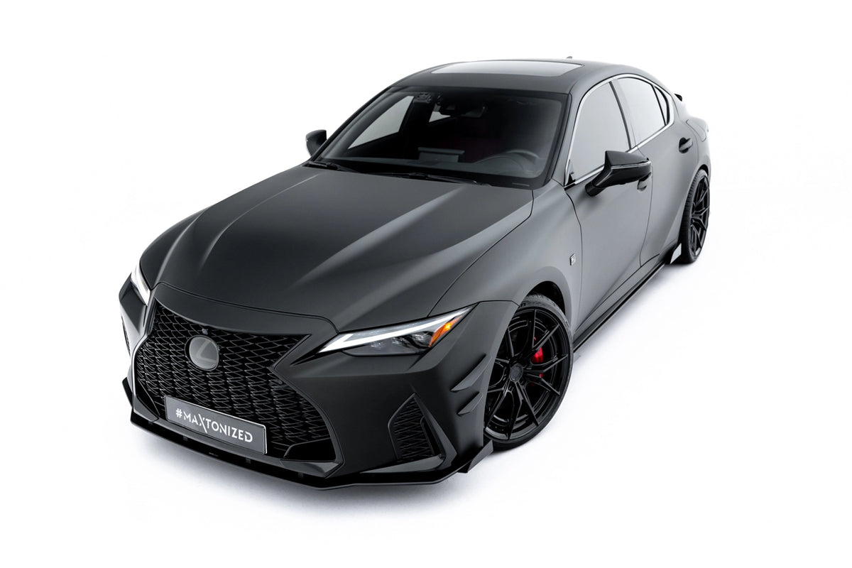 Street Pro Frontspoiler Lippe Flaps + Flaps Lexus IS 500 MK3 Facelift 2 (xe30)