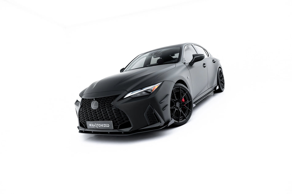 Street Pro Frontspoiler Lippe Flaps + Flaps Lexus IS 500 MK3 Facelift 2 (xe30)