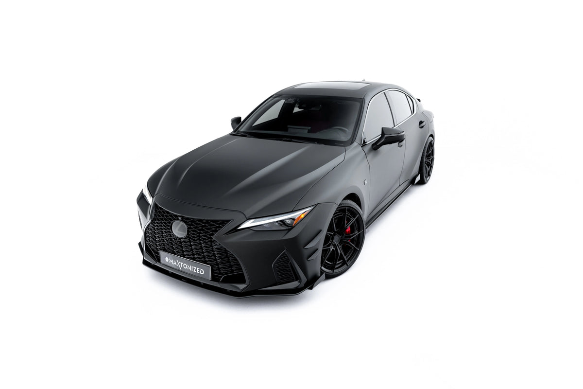 Street Pro Frontspoiler Lippe Flaps + Flaps Lexus IS 500 MK3 Facelift 2 (xe30)