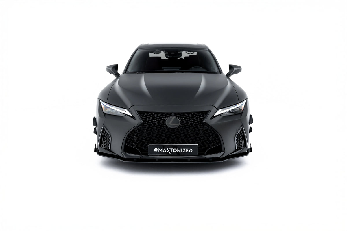 Street Pro Frontspoiler Lippe Flaps + Flaps Lexus IS 500 MK3 Facelift 2 (xe30)
