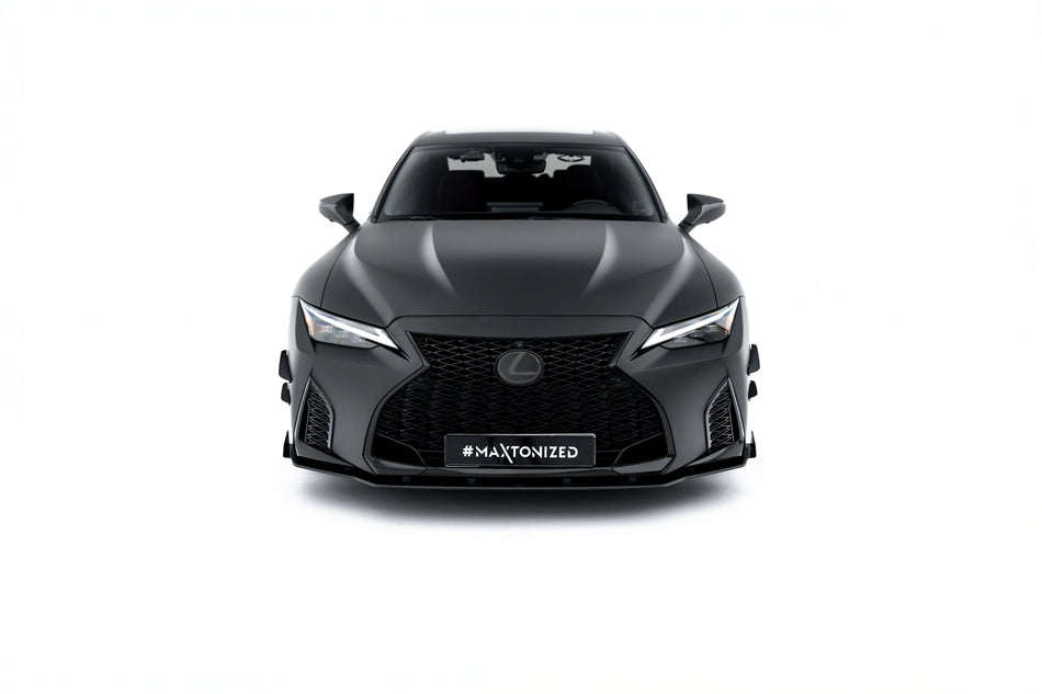 Street Pro Frontspoiler Lippe Flaps + Flaps Lexus IS 500 MK3 Facelift 2 (xe30)