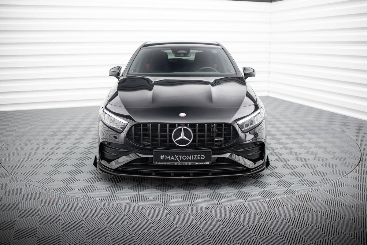 Street Pro Frontspoiler Lippe Flaps + Flaps Mercedes-AMG A35 W177 Facelift