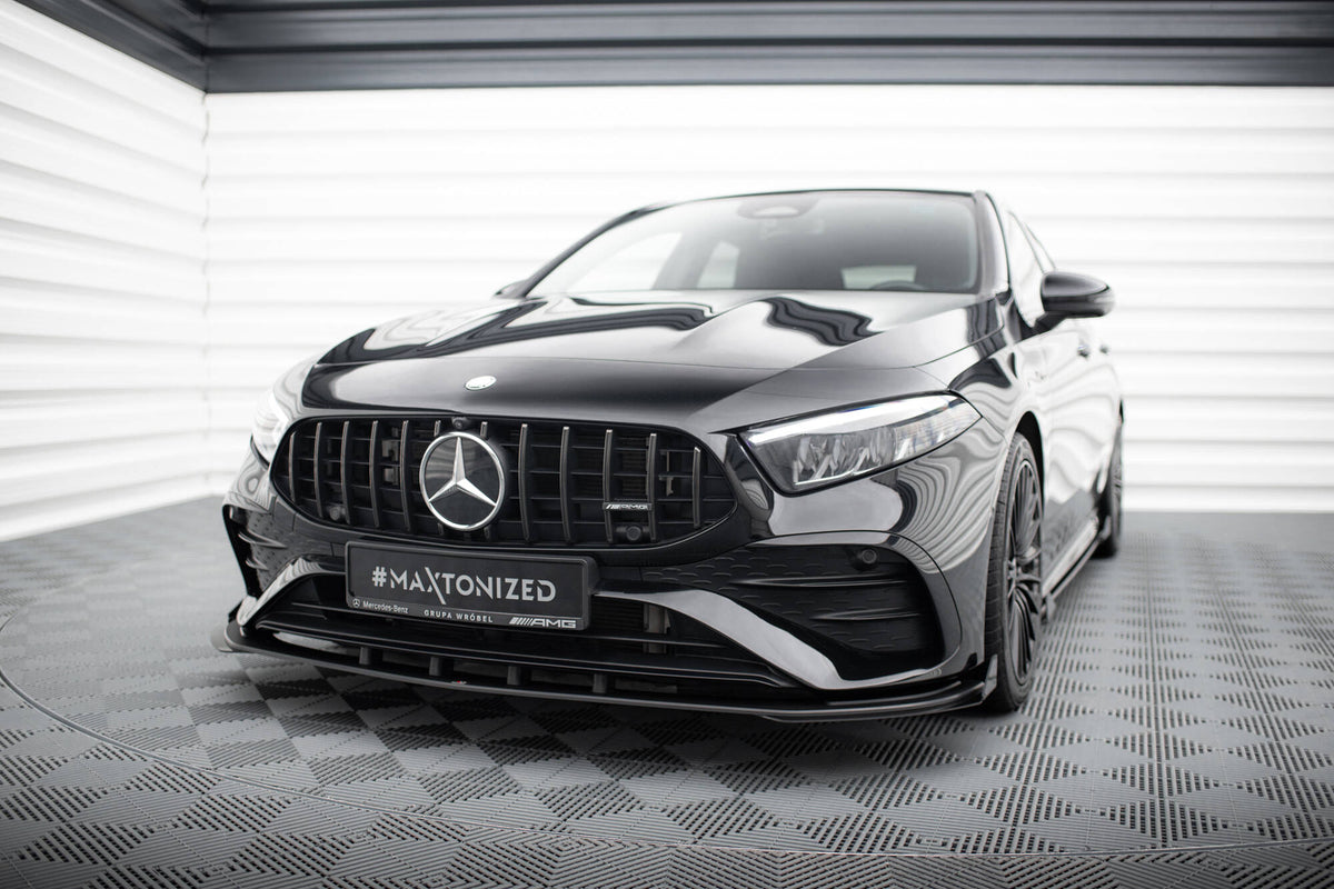 Street Pro Frontspoiler Lippe Flaps + Flaps Mercedes-AMG A35 W177 Facelift