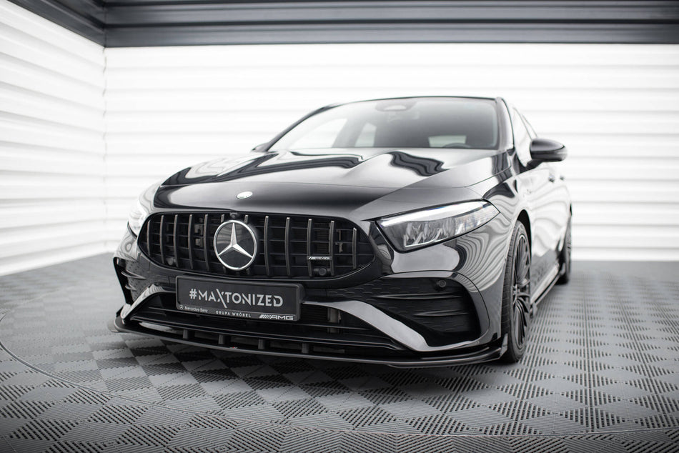 Street Pro Frontspoiler Lippe Flaps + Flaps Mercedes-AMG A35 W177 Facelift