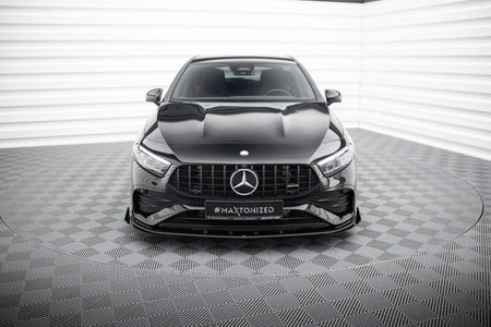 Street Pro Frontspoiler Lippe Flaps + Flaps Mercedes-AMG A35 W177 Facelift