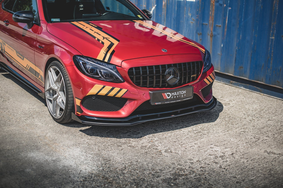 Street Pro Frontspoiler Lippe Flaps Mercedes-AMG C43 / AMG-Line Coupe C205