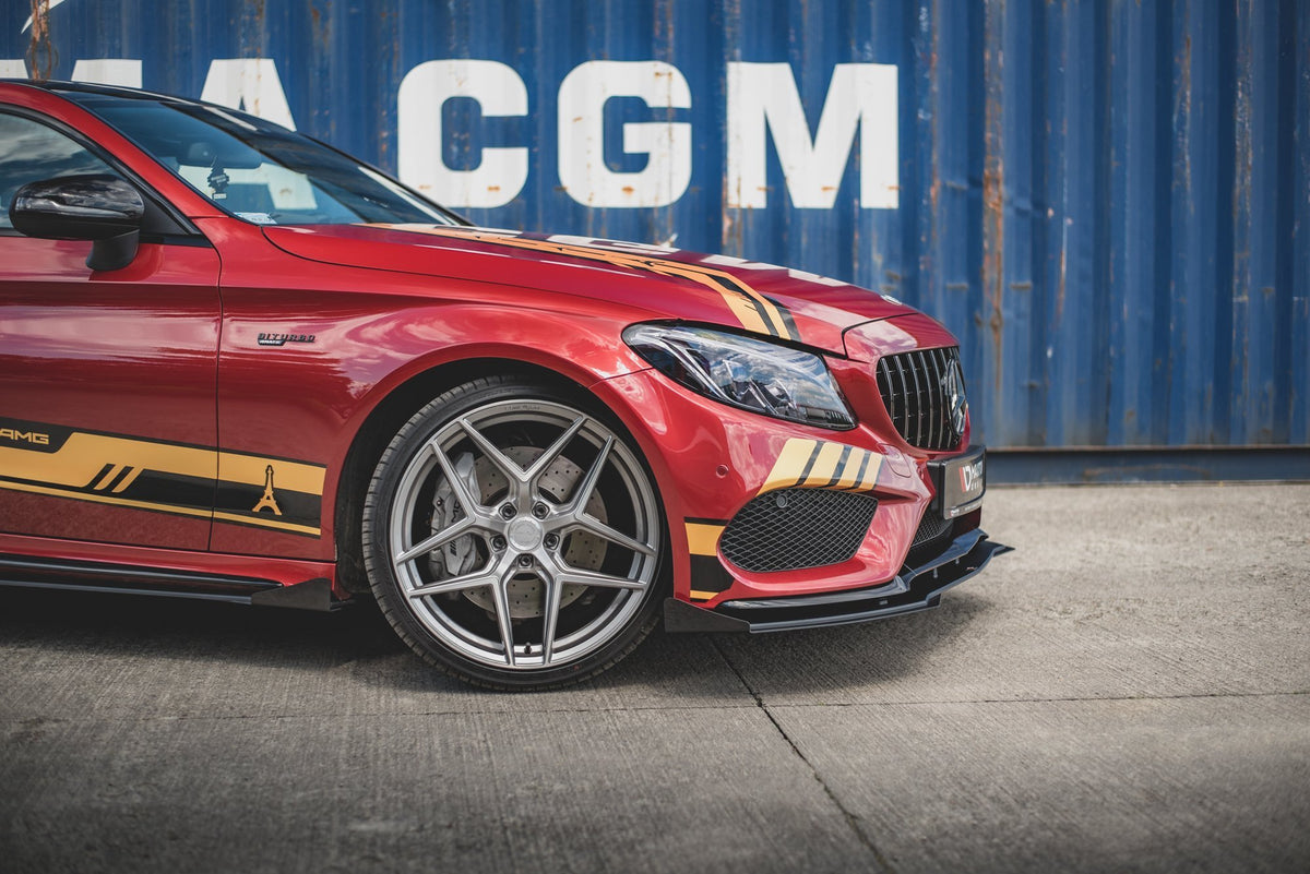 Street Pro Frontspoiler Lippe Flaps Mercedes-AMG C43 / AMG-Line Coupe C205