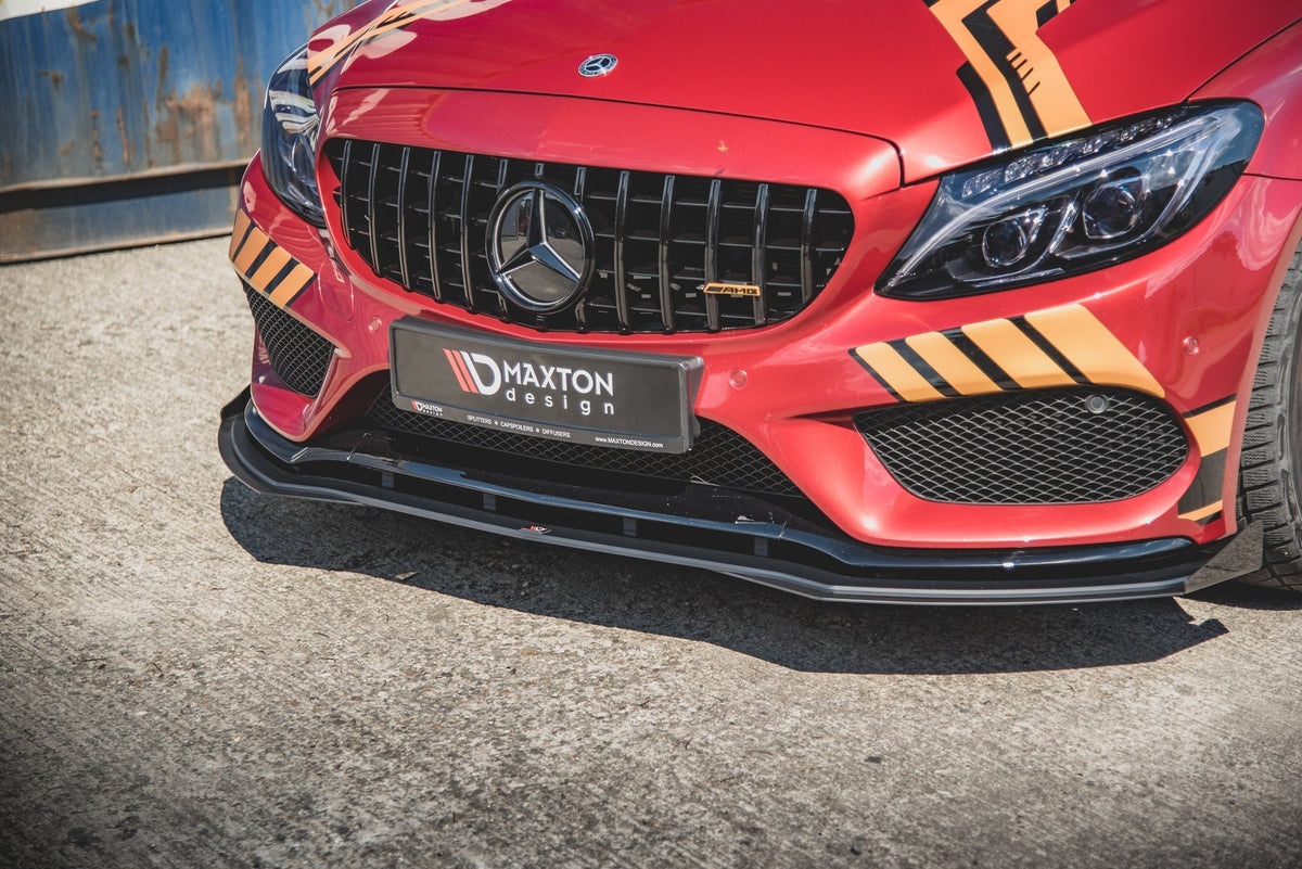 Street Pro Frontspoiler Lippe Flaps Mercedes-AMG C43 / AMG-Line Coupe C205