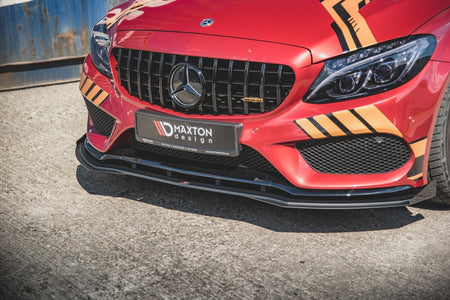 Street Pro Frontspoiler Lippe Flaps Mercedes-AMG C43 / AMG-Line Coupe C205