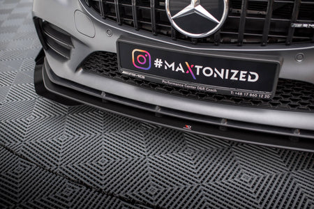 Street Pro Frontspoiler Lippe Flaps + Flaps Mercedes-AMG C43 Coupe / Cabrio C205 Facelift / A205 Facelift