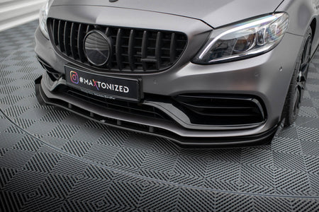 Street Pro Frontspoiler Lippe Flaps + Flaps Mercedes-AMG C63 Sedan / Estate W205 Facelift