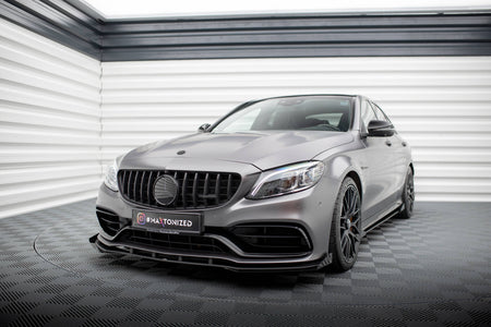 Street Pro Frontspoiler Lippe Flaps + Flaps Mercedes-AMG C63 Sedan / Estate W205 Facelift