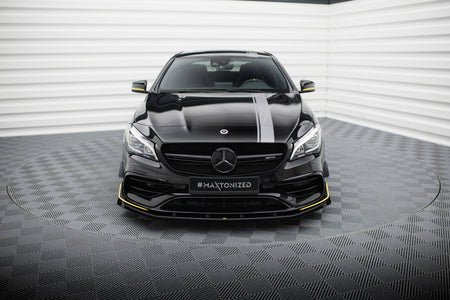 Street Pro Frontspoiler Lippe Flaps + Flaps Mercedes-AMG CLA 45 Aero C117 Facelift