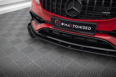 Street Pro Frontspoiler Lippe Flaps + Flaps Mercedes-Benz A 45 AMG Aero W176 Facelift