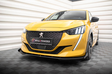 Street Pro Frontspoiler Lippe Flaps + Flaps Peugeot 208 GT MK2