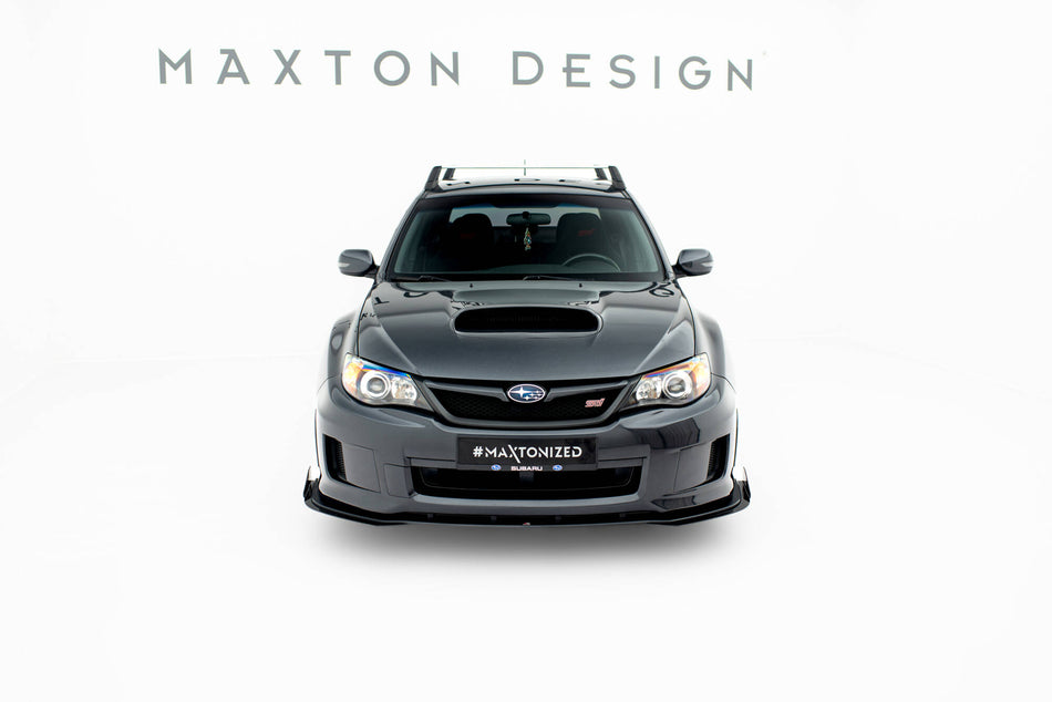 Street Pro Frontspoiler Lippe Flaps + Flaps Subaru Impreza WRX STI MK3 Facelift