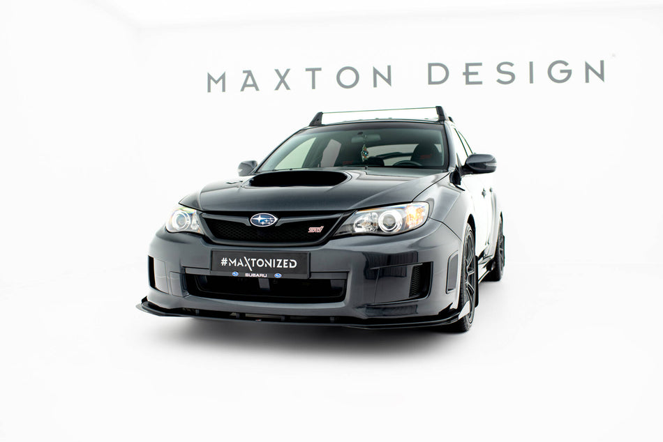 Street Pro Frontspoiler Lippe Flaps + Flaps Subaru Impreza WRX STI MK3 Facelift