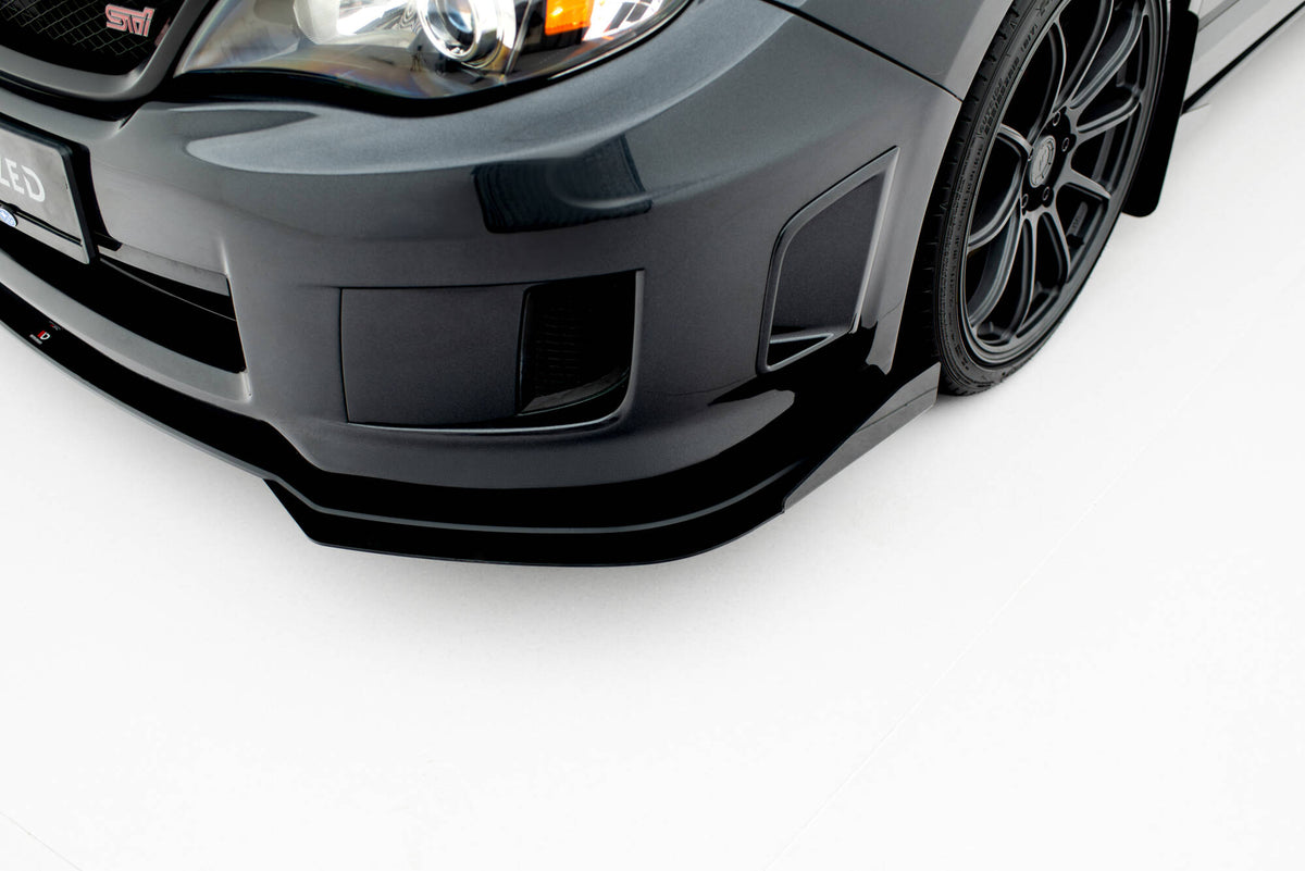 Street Pro Frontspoiler Lippe Flaps + Flaps Subaru Impreza WRX STI MK3 Facelift