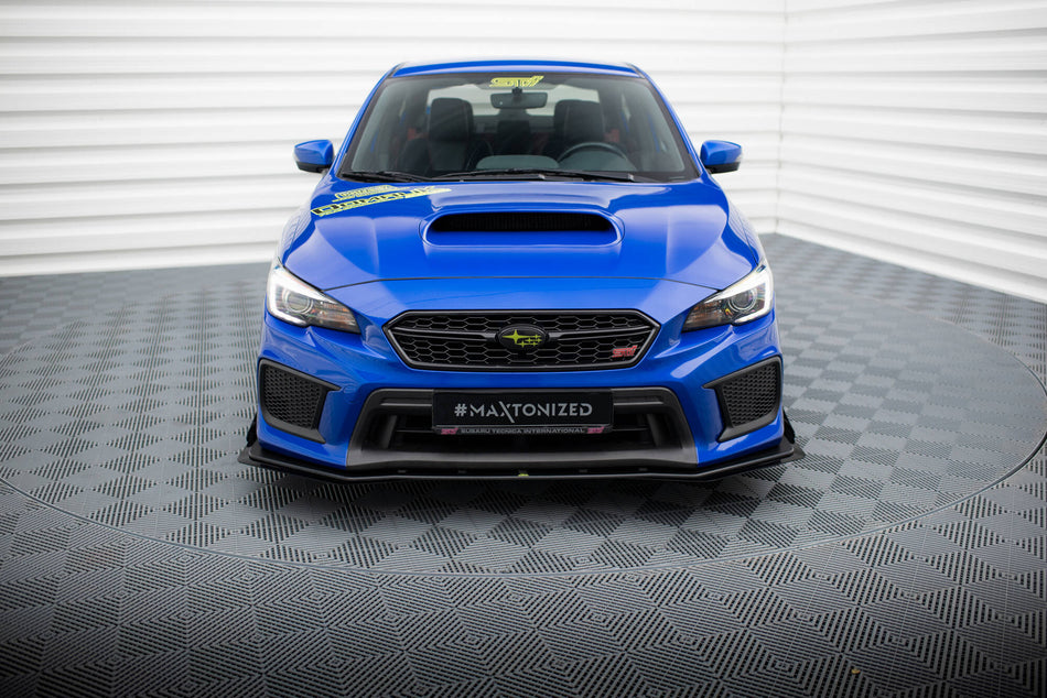 Street Pro Frontspoiler Lippe Flaps + Flaps Subaru WRX STI MK1 Facelift