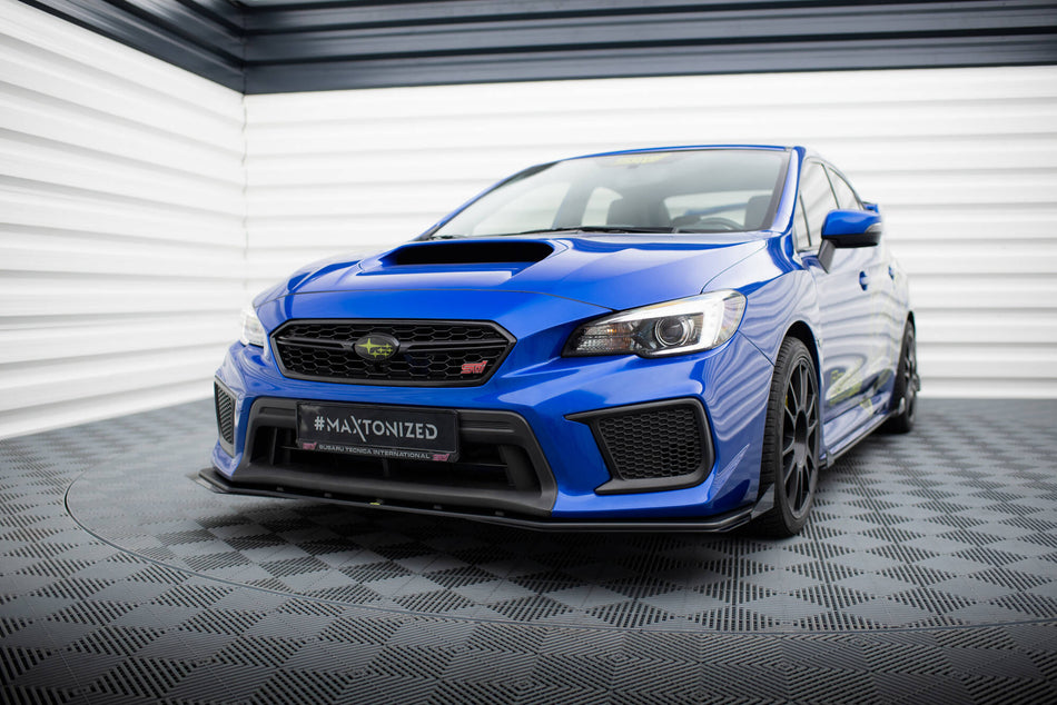 Street Pro Frontspoiler Lippe Flaps + Flaps Subaru WRX STI MK1 Facelift