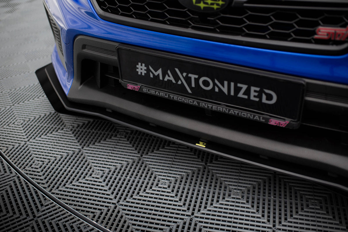 Street Pro Frontspoiler Lippe Flaps + Flaps Subaru WRX STI MK1 Facelift