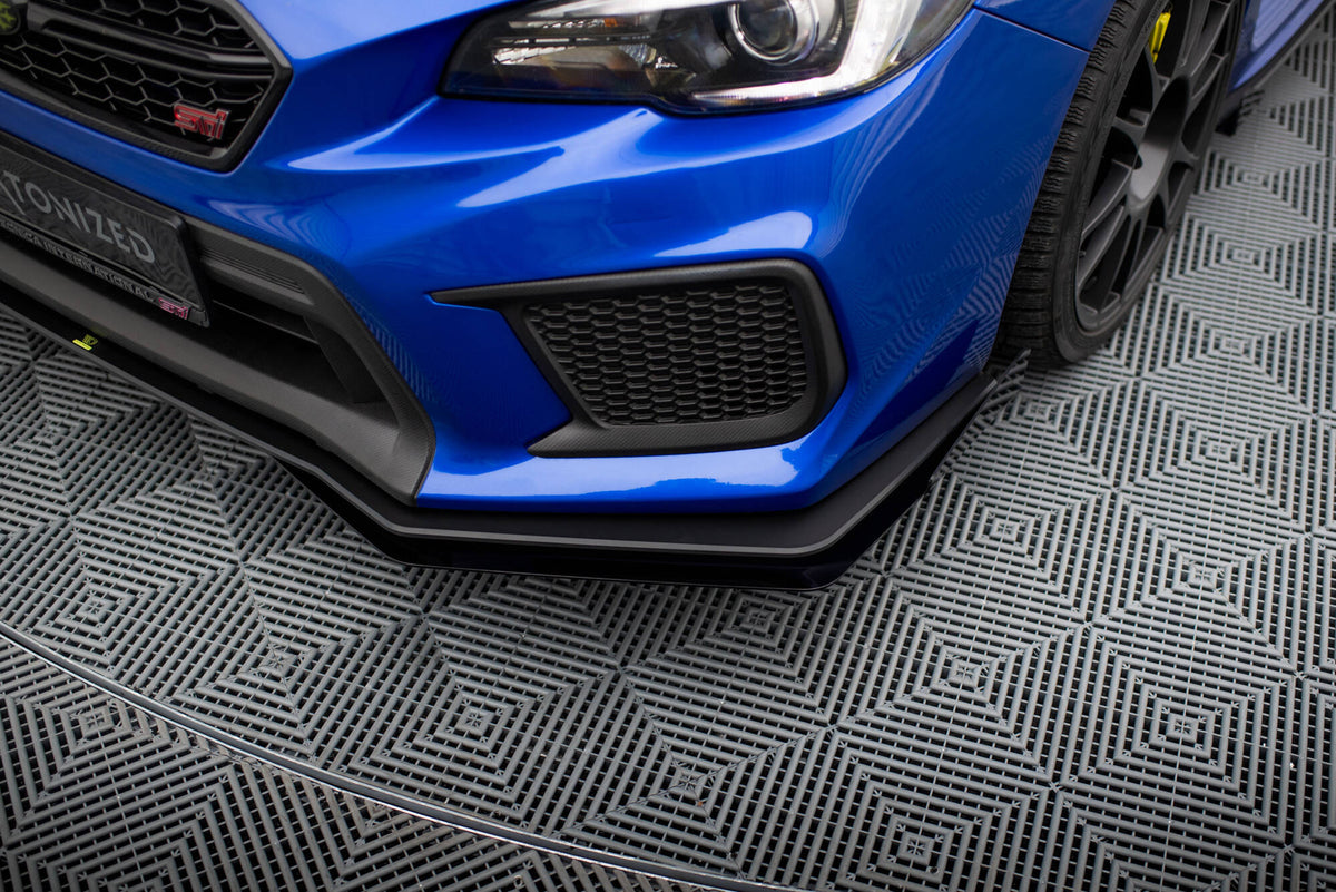 Street Pro Frontspoiler Lippe Flaps + Flaps Subaru WRX STI MK1 Facelift